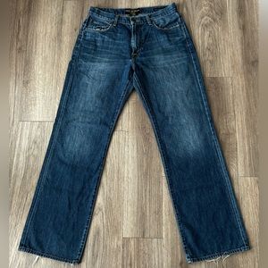 Lucky brand relaxed straight jeans men’s 32x32 medium wash gently used